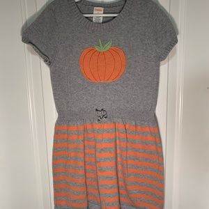 Gymboree Girls Pumpkin Dress- Size 8